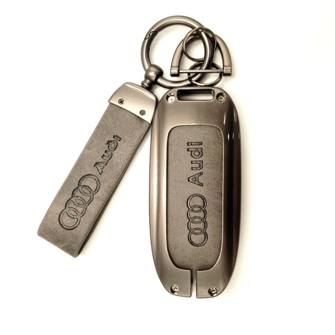 METAL KEY COVER (GREY) AUDI UNI