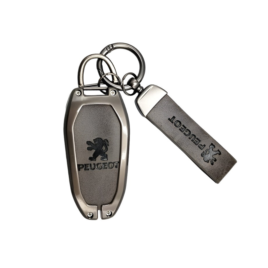 METAL KEY COVER (GREY) PEUGEOT UNI