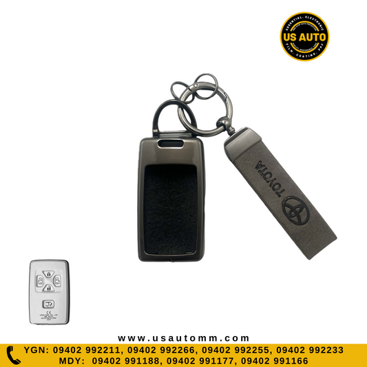 METAL KEY COVER (GREY) TOYOTA UNI (H)