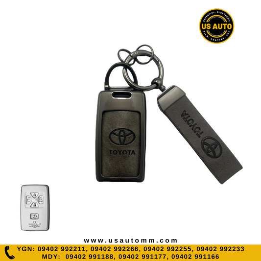 METAL KEY COVER (GREY) TOYOTA UNI (H)