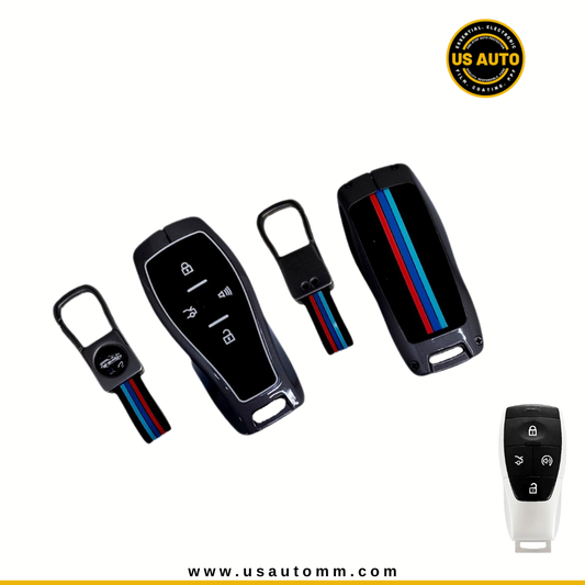 METAL KEY COVER (BLACK) BAIC UNI (A)	