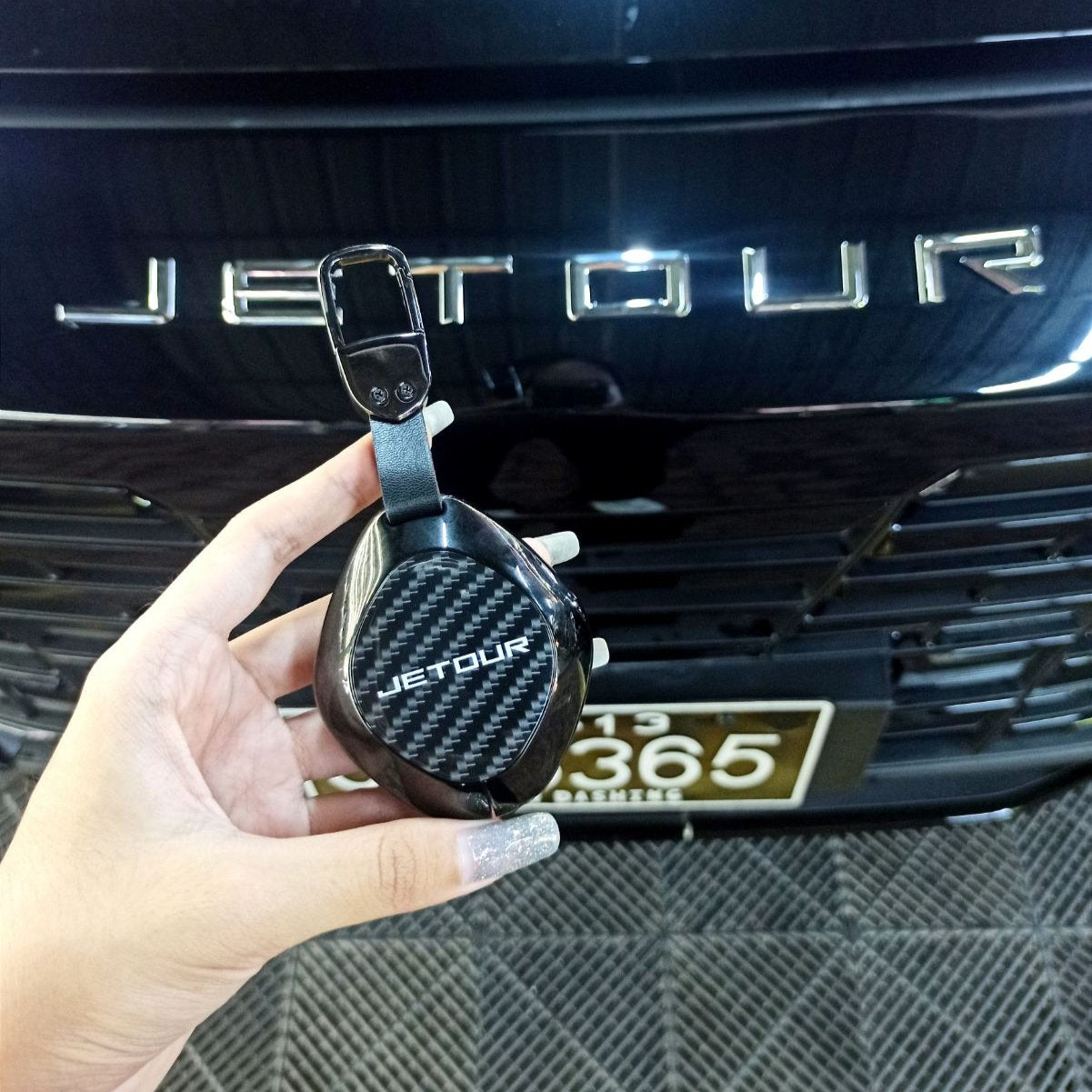 METAL KEY COVER (BLACK) JETOUR DASHING