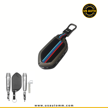 METAL KEY COVER (BLACK) KIA UNI (D)