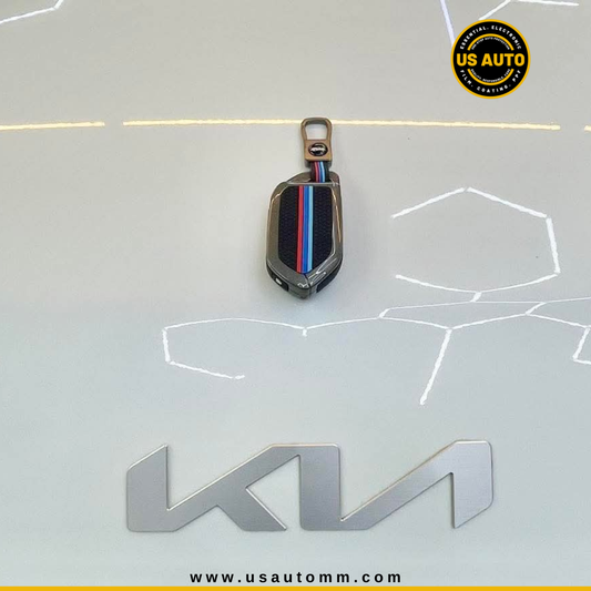 METAL KEY COVER (BLACK) KIA UNI (D)