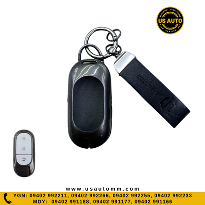 METAL KEY COVER (BLACK) LEAP MOTOR C11 EV