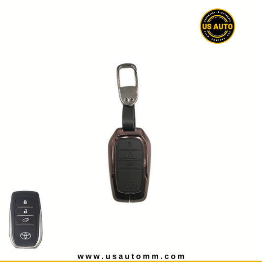 METAL KEY COVER (BLACK) TOYOTA UNI (F)
