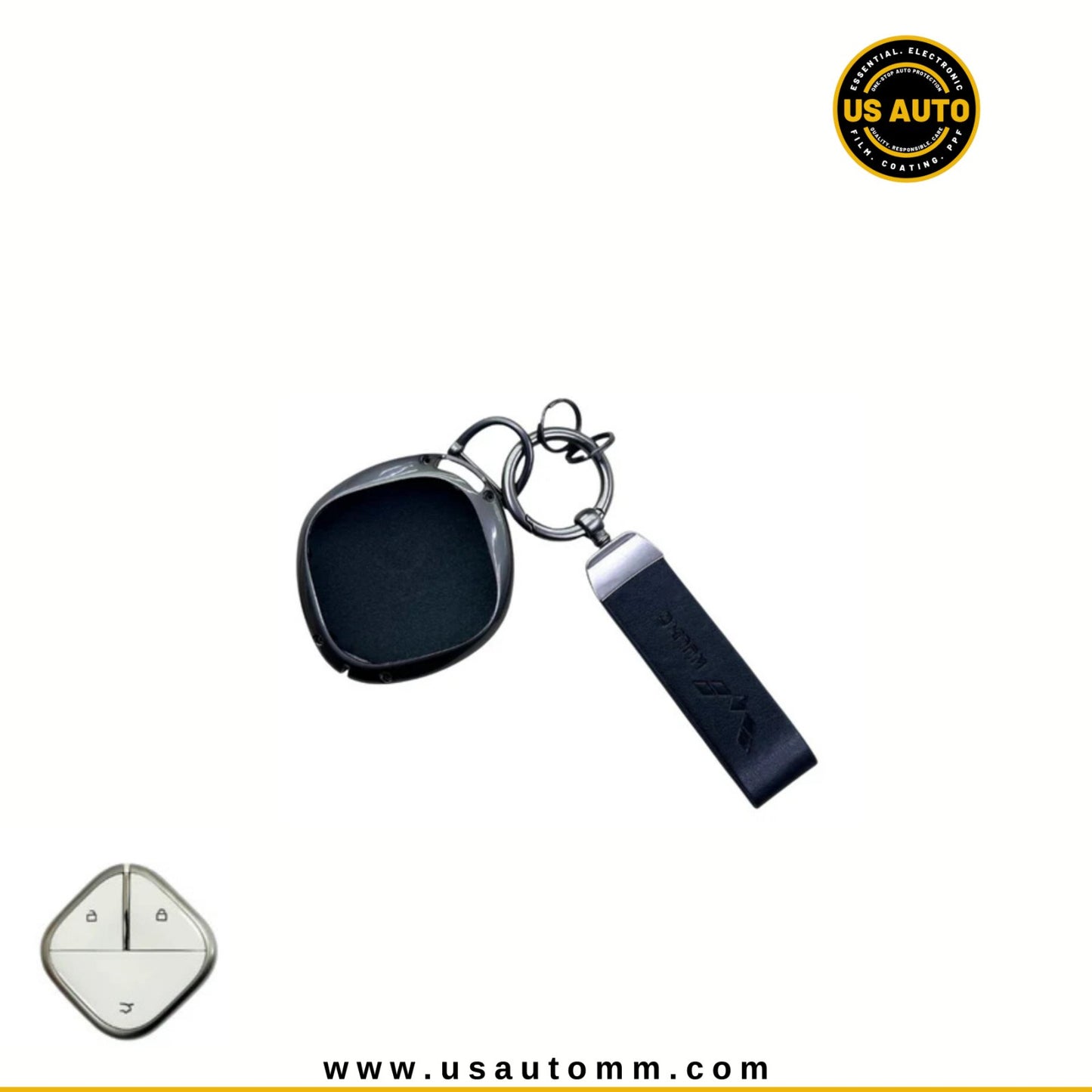 METAL KEY COVER (BLACK) WULING BINGO EV