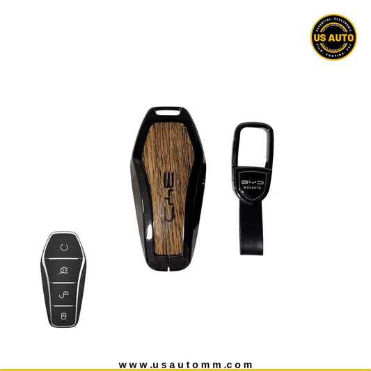 METAL KEY COVER (BROWN) BYD UNI EV