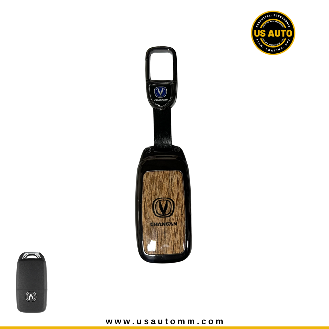 METAL KEY COVER (BROWN) CHANGAN UNI (A)