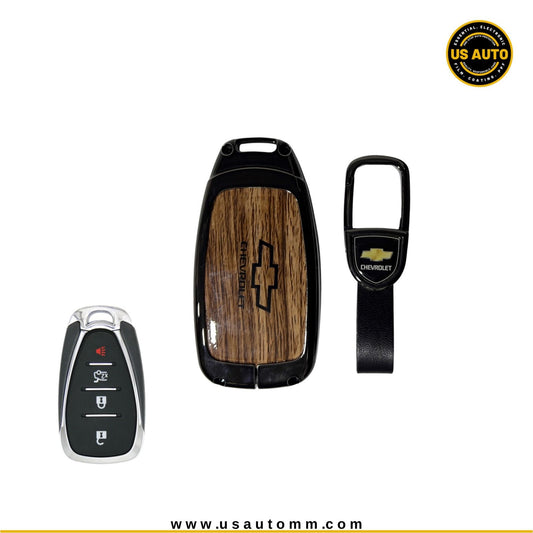 METAL KEY COVER (BROWN) CHEVROLET UNI