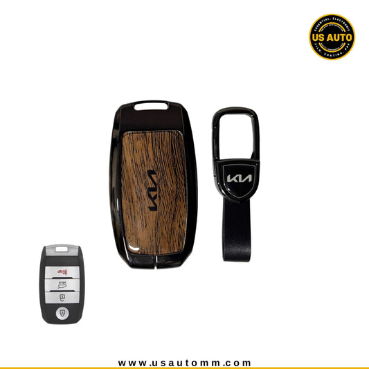 METAL KEY COVER (BROWN) KIA UNI (2014 UP)