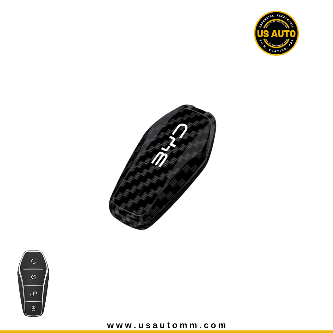 METAL KEY COVER (CARBON) BYD UNI EV