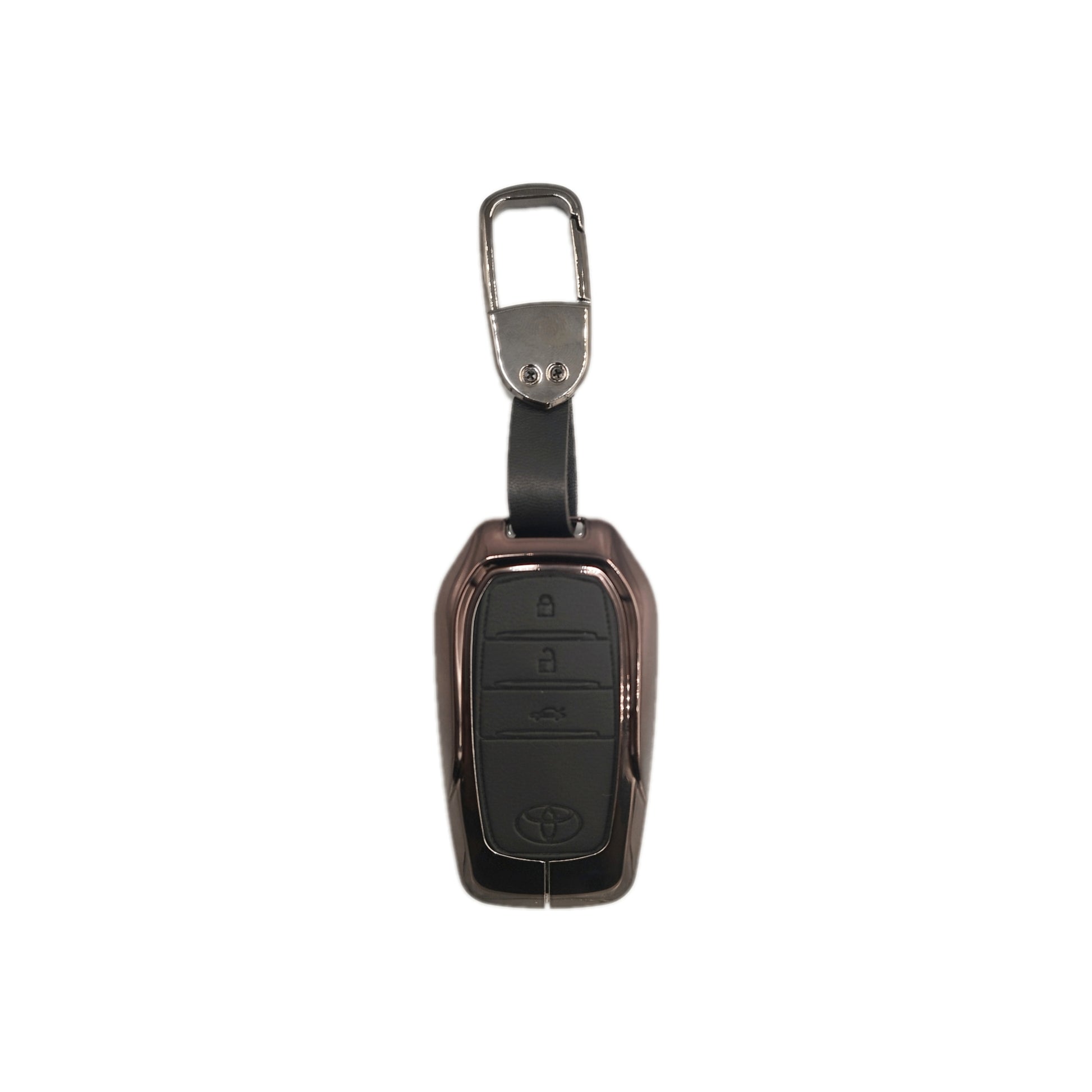 METAL KEY COVER (COFFEE) TOYOTA UNI (F)