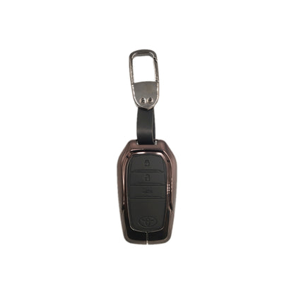 METAL KEY COVER (COFFEE) TOYOTA UNI (F)