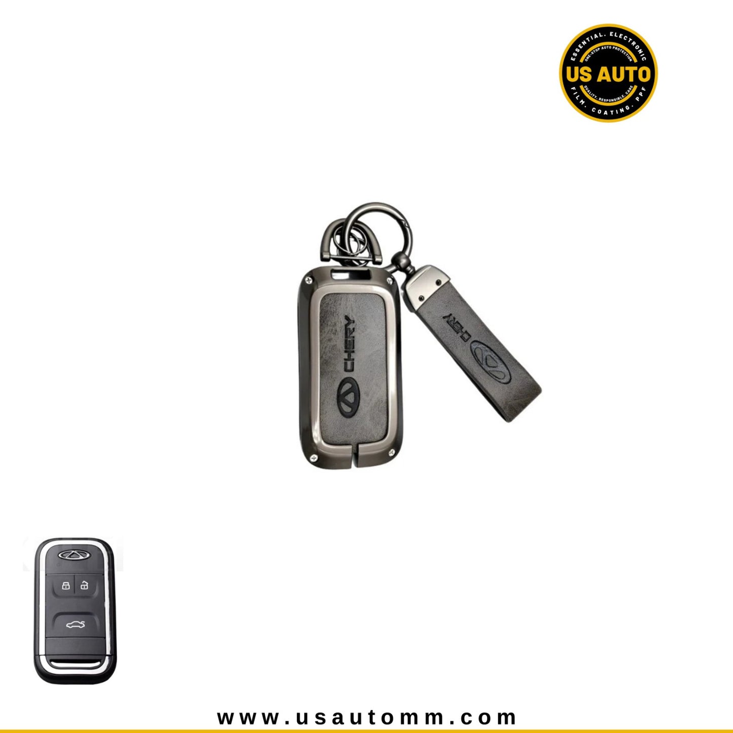 METAL KEY COVER (GREY) CHERY ARRIZO E
