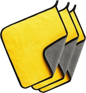 MICRO FIBER DRYING TOWEL (L) (YELLOW)
