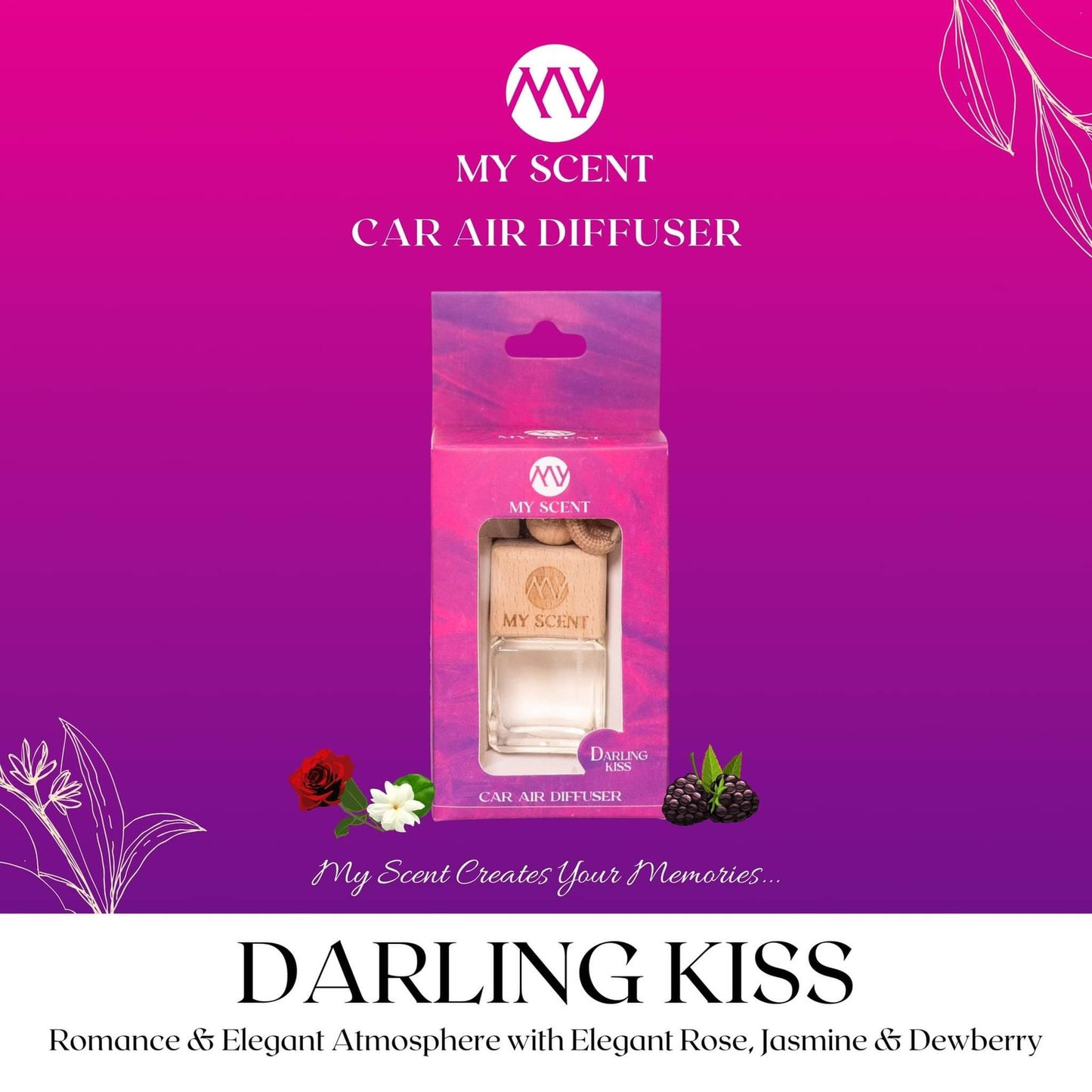 MY SCENT CAR DIFFUSER (7ML)_DARLINGKISS