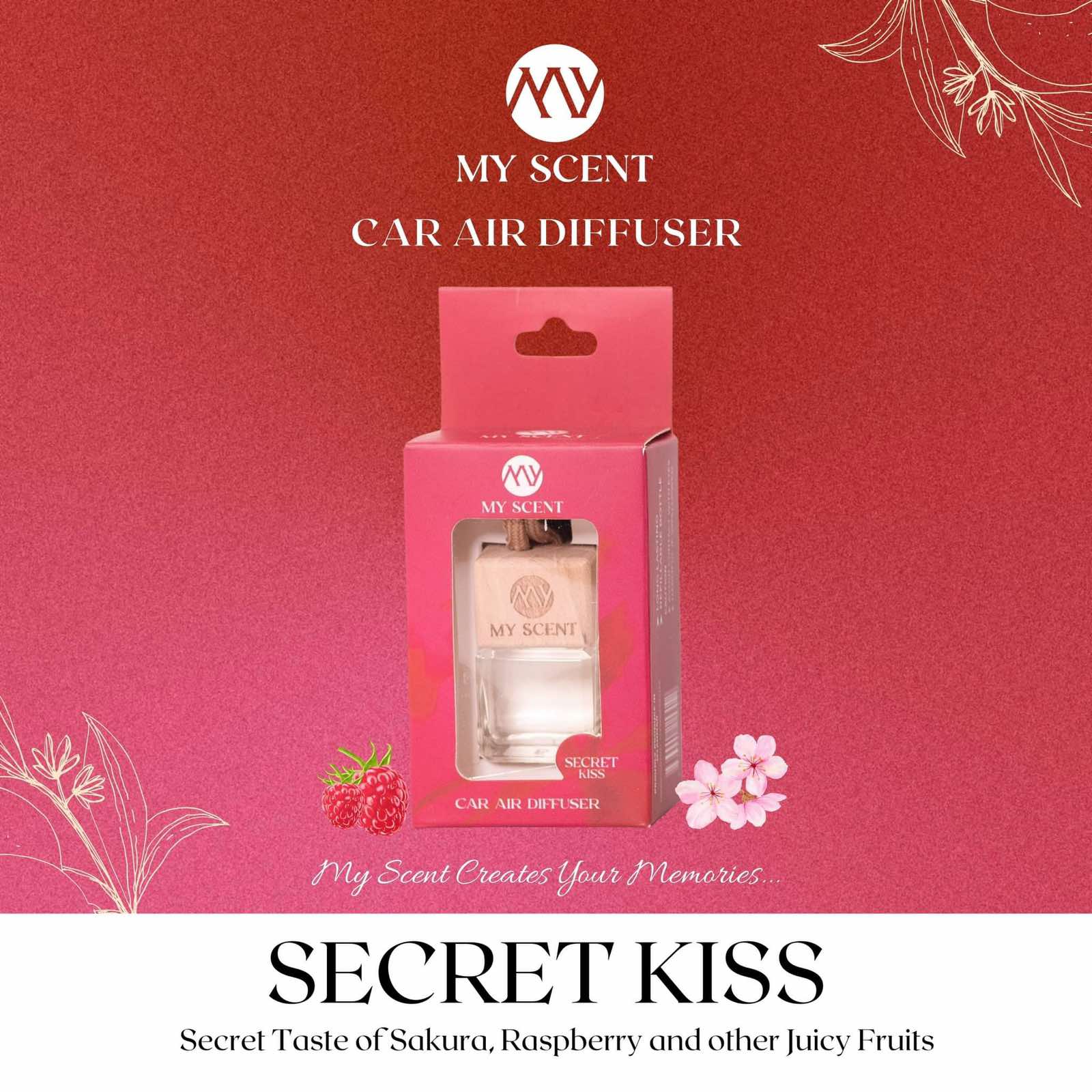 MY SCENT CAR DIFFUSER (7ML)_SECRETKISS