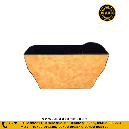 POCKET STORAGE BOX 2 COLOUR DESIGN (YELLOW)