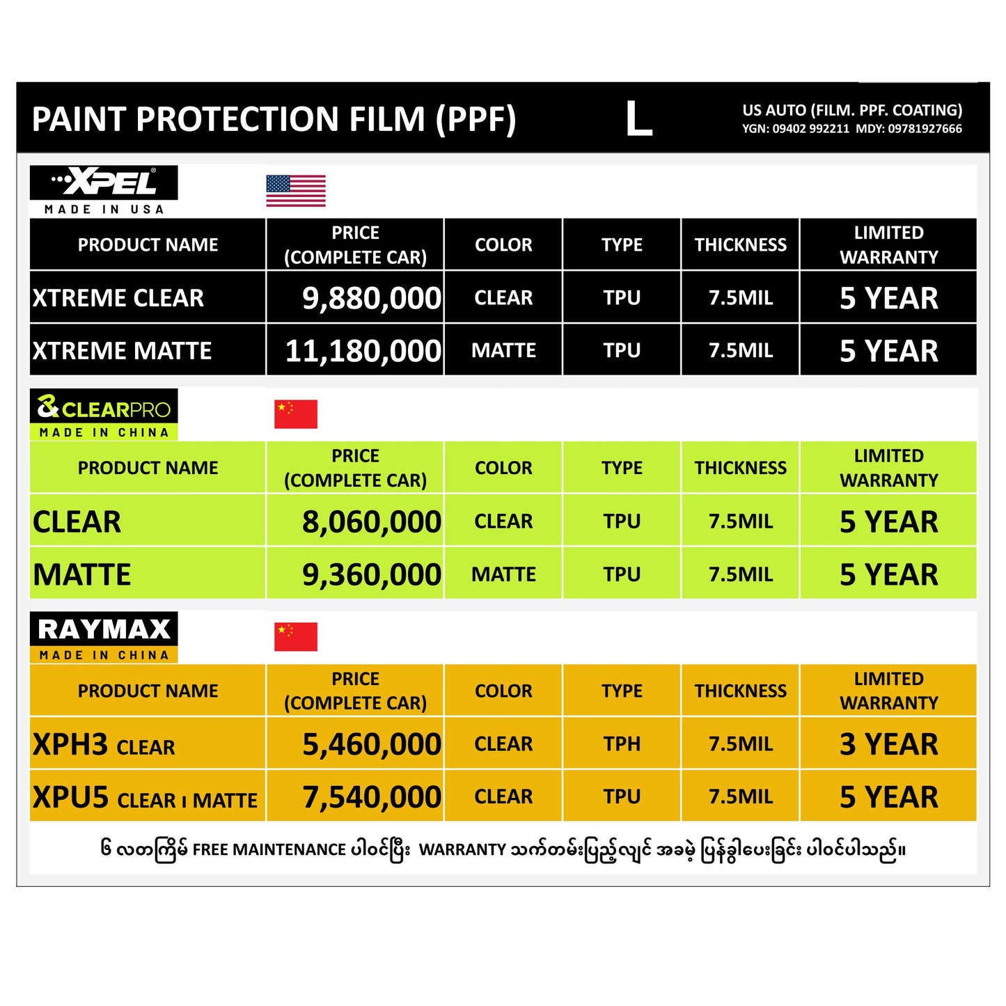 PPF (LARGE SIZE)