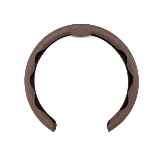 PU STEERING COVER (BROWN)