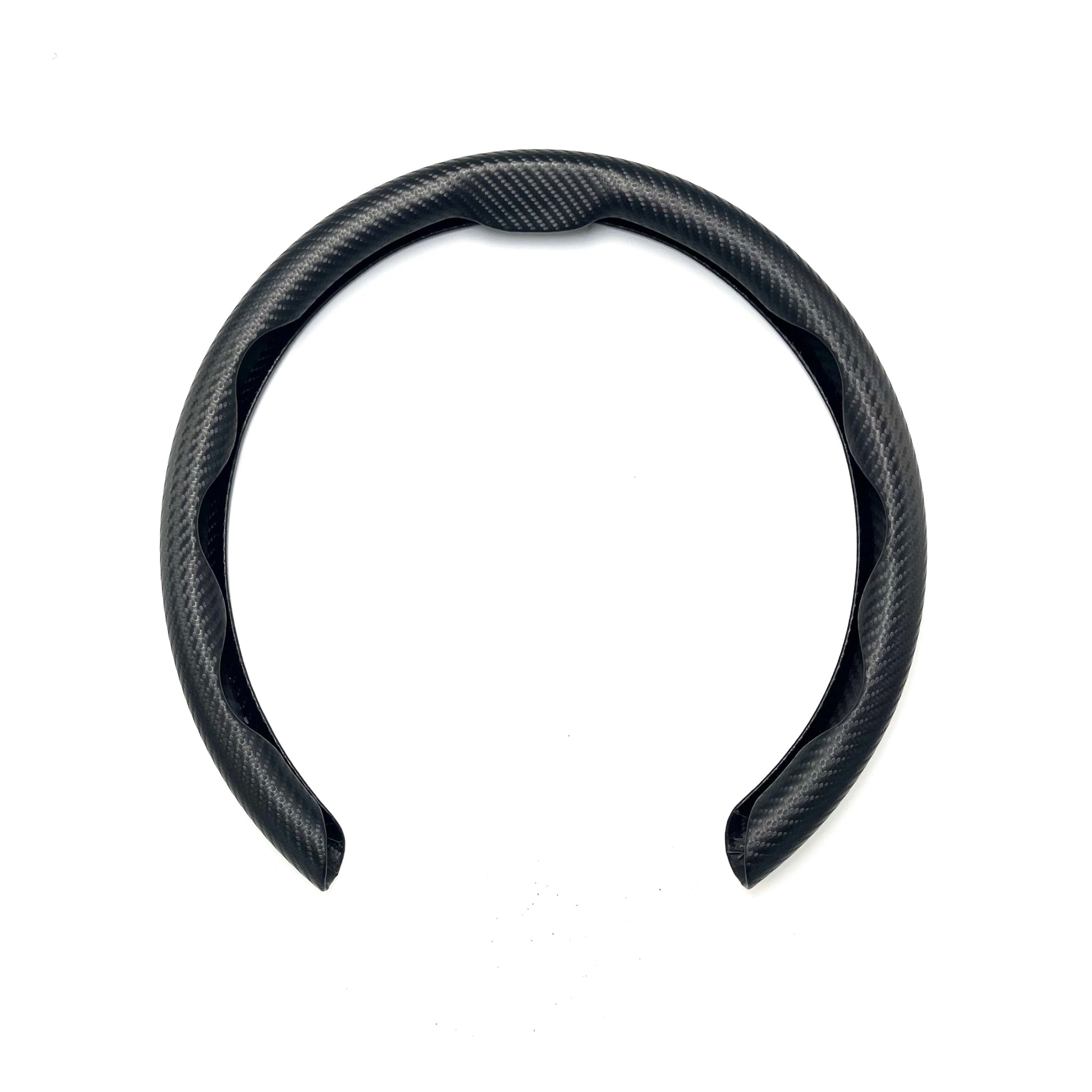 PU STEERING COVER (CARBON)