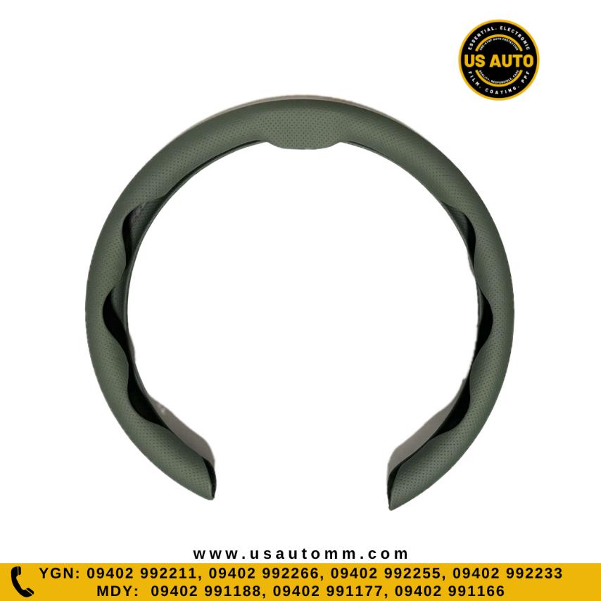 PU STEERING COVER (GREEN)