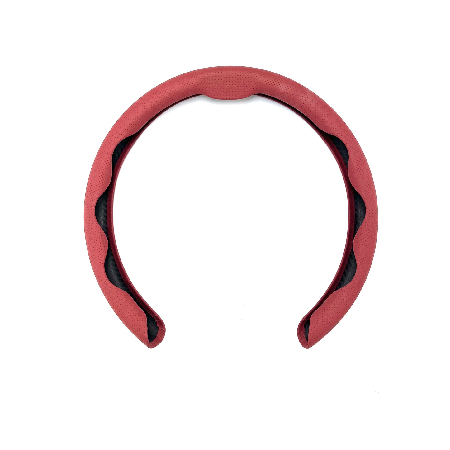 PU STEERING COVER (WINE RED)