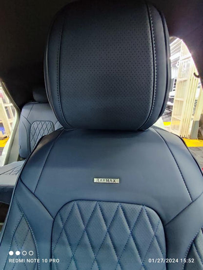 RAYMAX LUXURY SEAT COVER (H-23CX-08) (1) SET (BLUE)