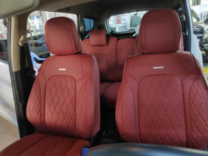 RAYMAX LUXURY SEAT COVER (H-23CX-08) (1) SET (WINE RED)