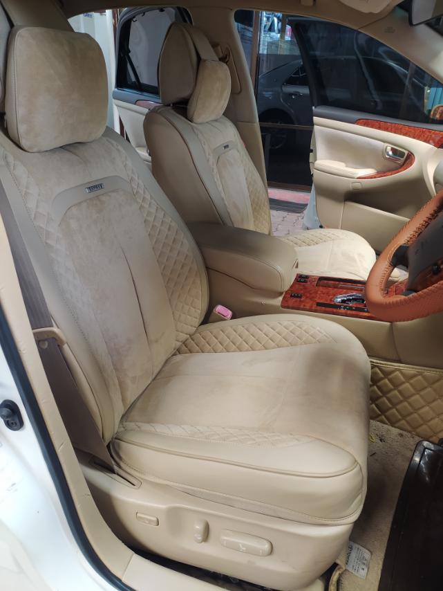 RAYMAX LUXURY SEAT COVER (H-QD21-06) (1) SET (BEIGE + BEIGE)