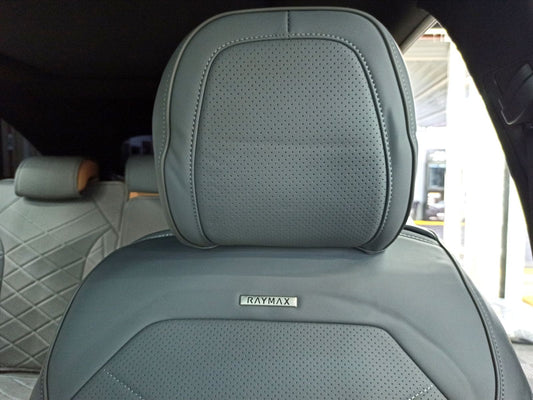 RAYMAX LUXURY SEAT COVER (H-24CX-08) (1) SET (GREY + GREY)