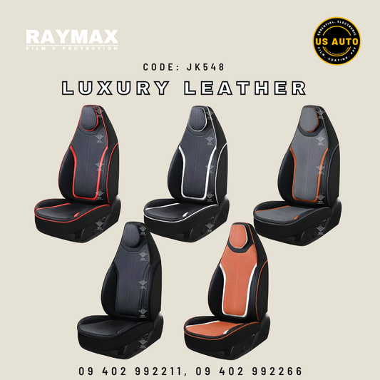 RAYMAX LUXURY SEAT JOINT COVER - LEATHER (JK548) (1) SET