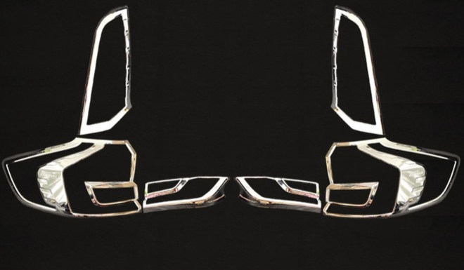 REAR LAMP COVER (1)SET=(6)PCS (CHROME) SUZUKI ERTIGA (19~20)