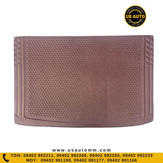 RUBBER TRUNK MAT (HIGH QUALITY) (BLACK) AIQAR EQ3 EV