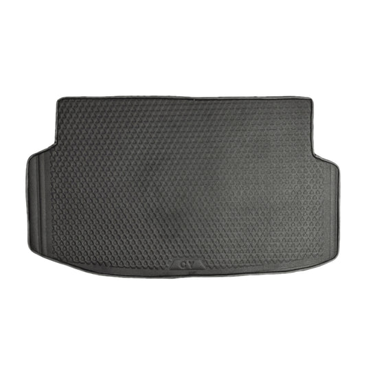 RUBBER TRUNK MAT (HIGH QUALITY) (BLACK) BYD DOLPHIN MINI EV