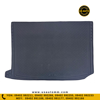RUBBER TRUNK MAT (HIGH QUALITY) (BLACK) JETOUR T2
