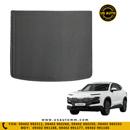 RUBBER TRUNK MAT (HIGH QUALITY) (BLACK) JETOUR DASHING