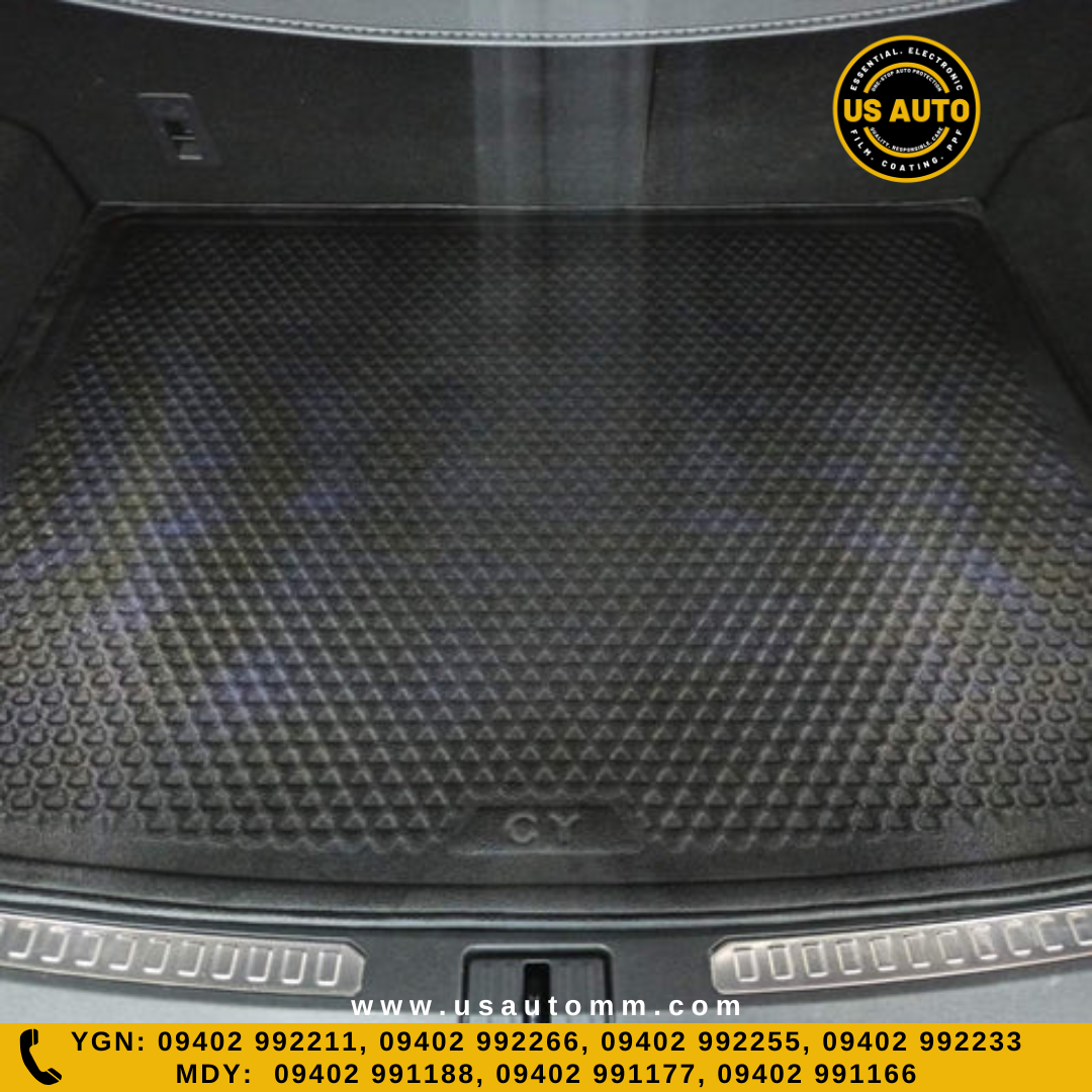 RUBBER TRUNK MAT (HIGH QUALITY) (BLACK) JETOUR DASHING