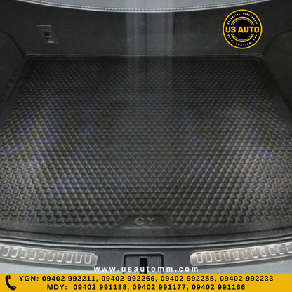 RUBBER TRUNK MAT (HIGH QUALITY) (BLACK) JETOUR DASHING