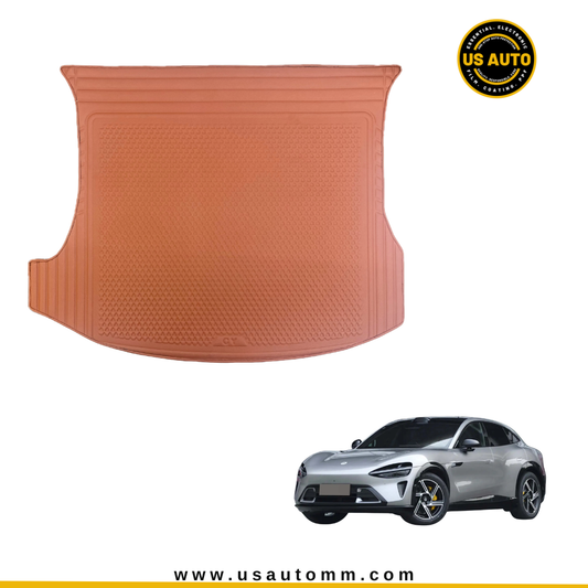 RUBBER TRUNK MAT (HIGH QUALITY) (BROWN) XIAOMI YU7 EV