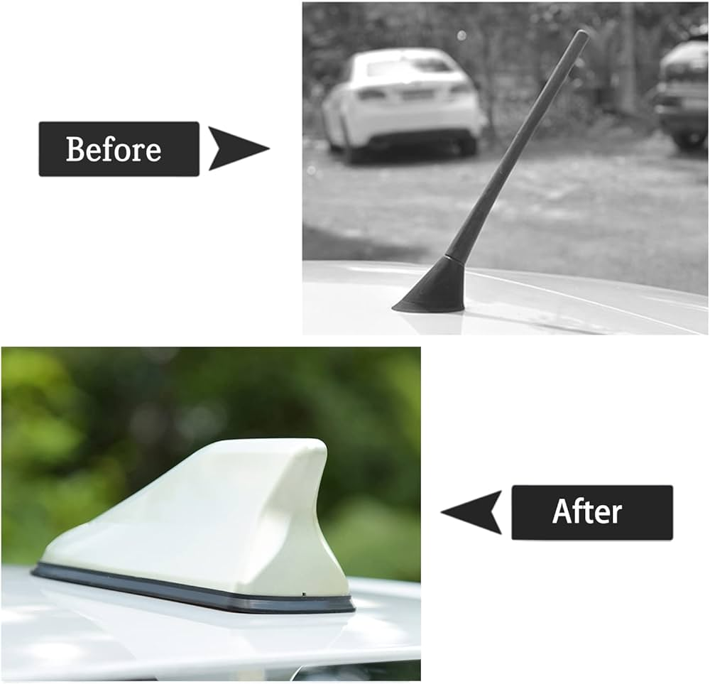 SHARK-FIN ANTENNA (WHITE)