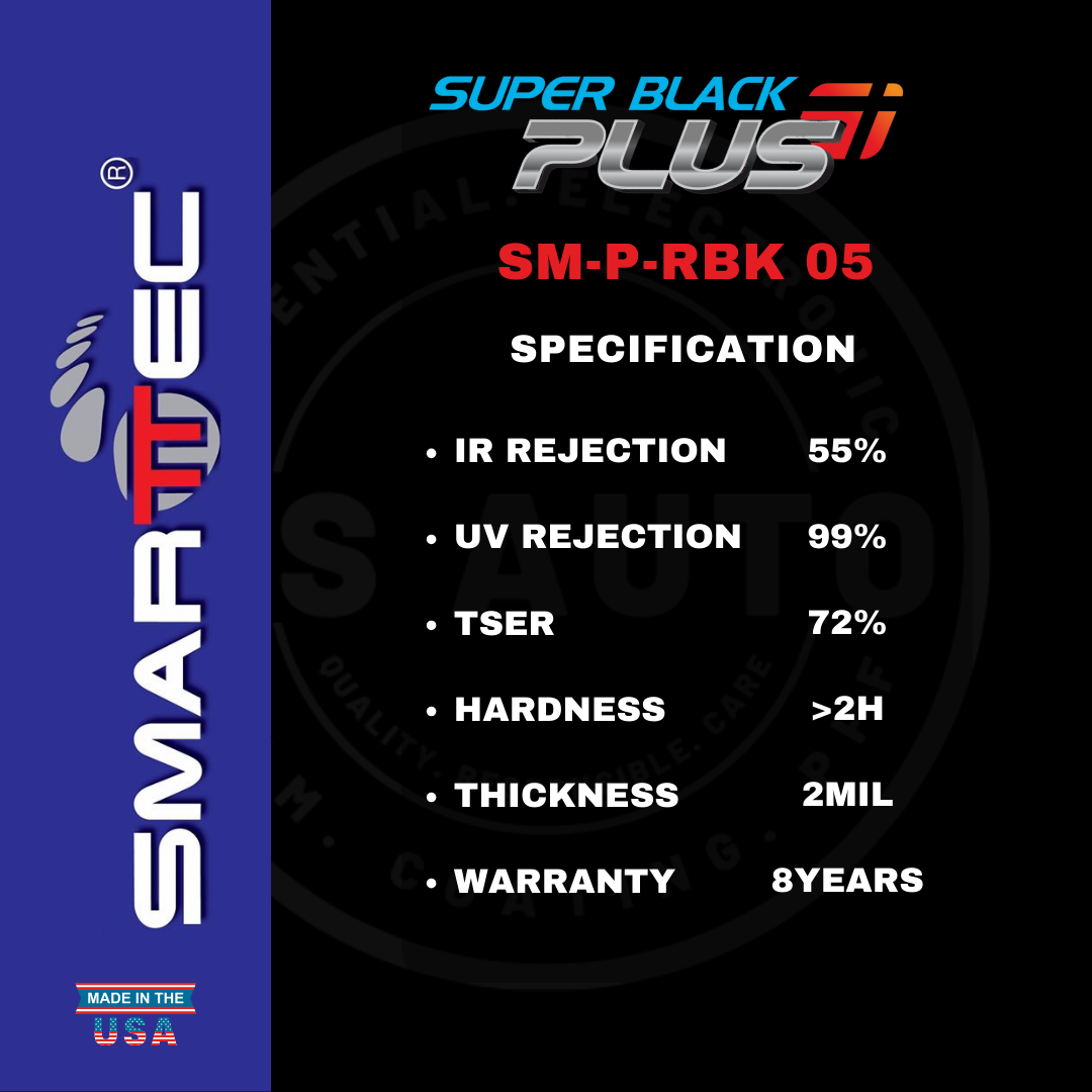SMARTTEC SUPER BLACK PLUS FILM 80% SM-P 05 RBK (SQ-FT)