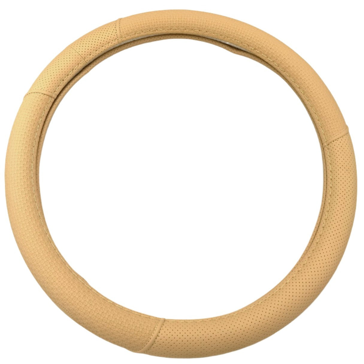 STEERING COVER LEATHER (BEIGE)