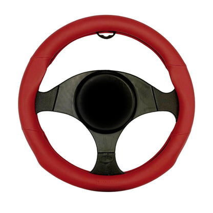 STEERING COVER PVC (H2) (WINE RED)