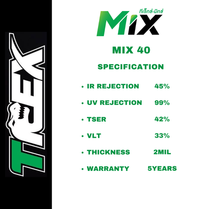 T-REX FILM MIX SERIES MIX40 40% (SQ-FT)