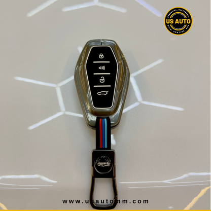 METAL KEY COVER (BLACK) JETOUR UNI (A)