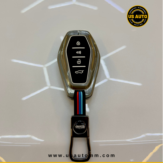 METAL KEY COVER (BLACK) JETOUR UNI (A)