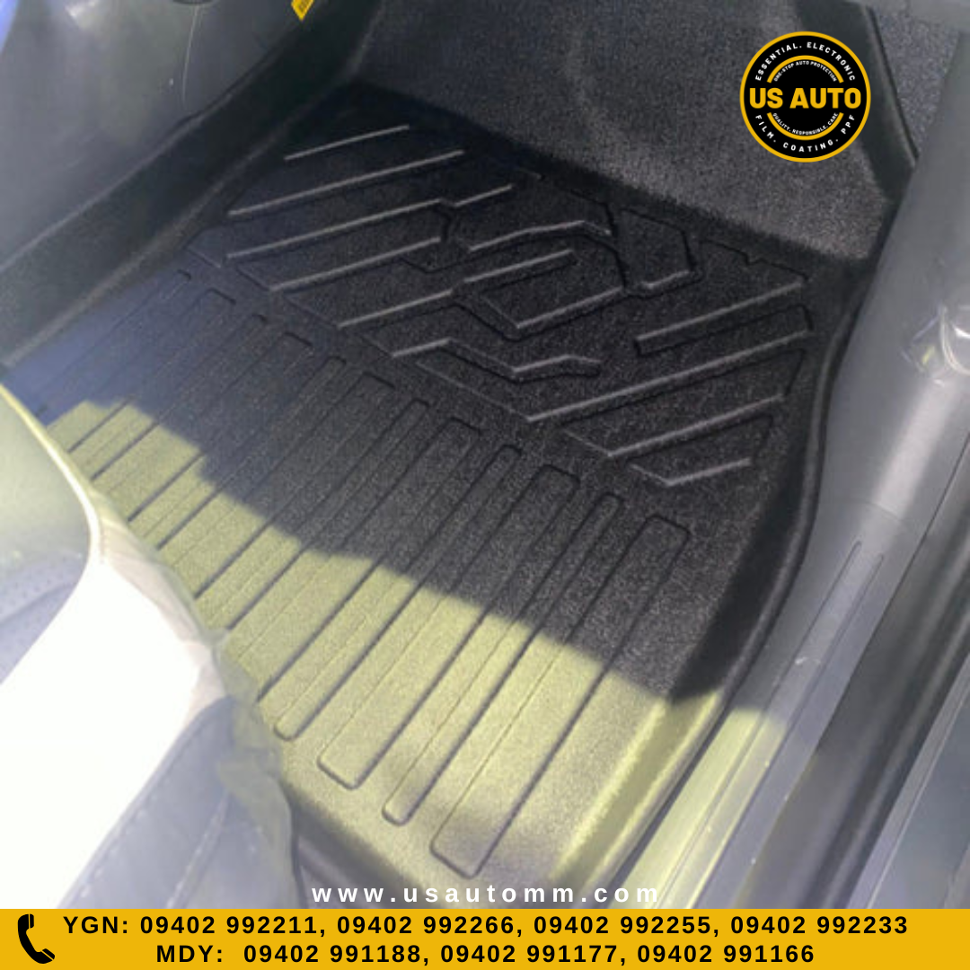 TPE FLOOR MAT (2) ROWS (BLACK) KIA EV3 EV