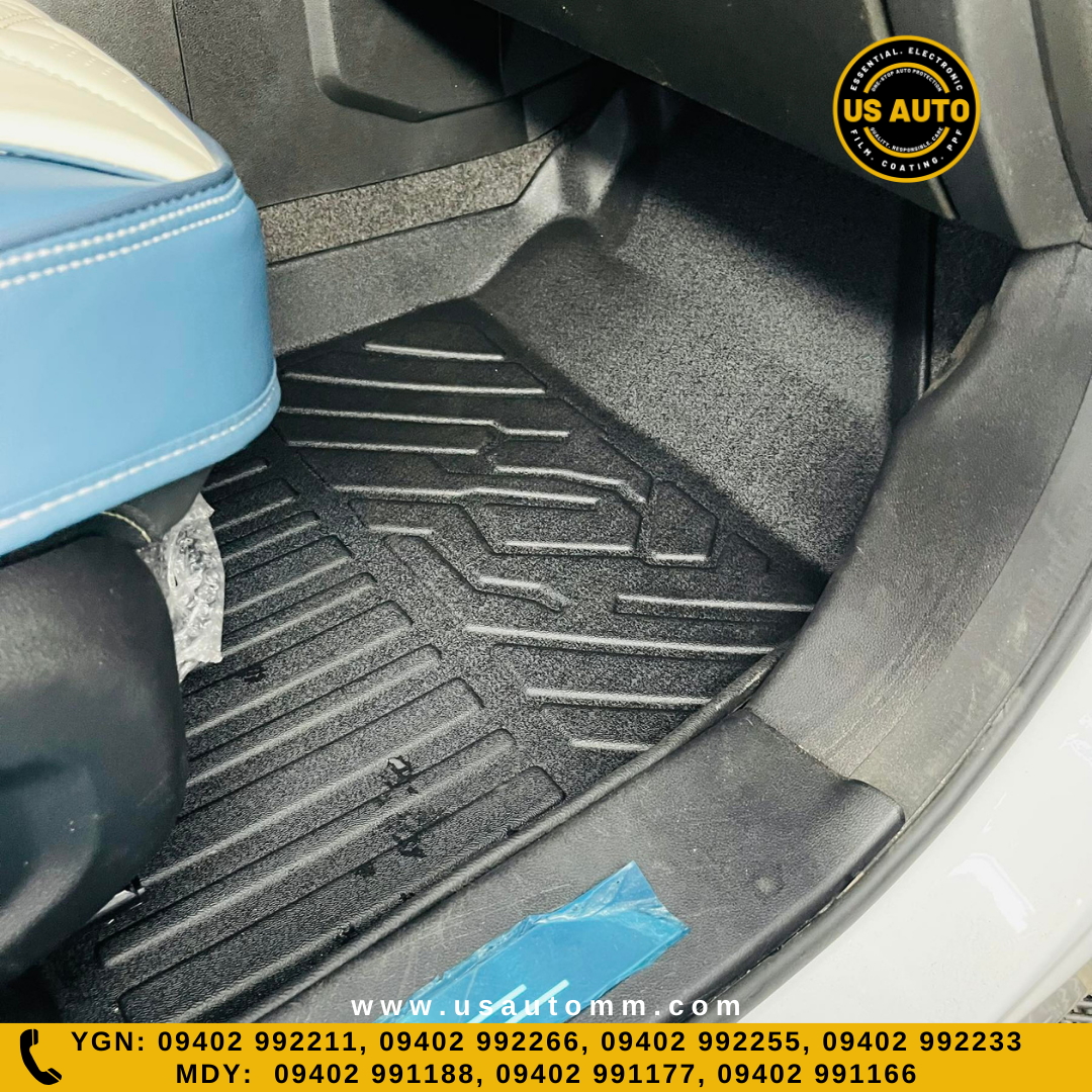 TPE FLOOR MAT (2) ROWS (BLACK) SOUEAST S09 (2025 UP) COLOR)